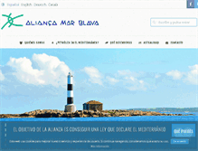 Tablet Screenshot of alianzamarblava.org